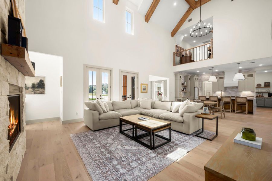 Furnished interior view inside a new home in , Tomball (Image 18).