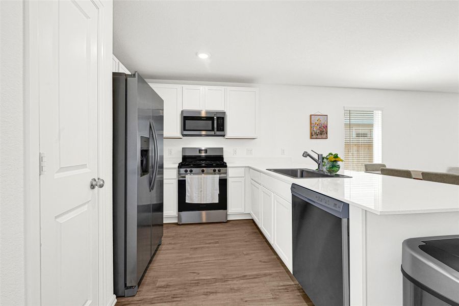 Furnished interior view inside a new home in Townsend Reserve: Cottage Collection, Splendora (Image 14). Furnished interior view inside a new home in Townsend Reserve: Cottage Collection, Splendora (Image 14).