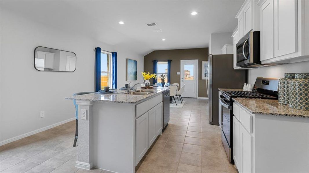 Furnished interior view inside a new home in Springhill South, Boyd (Image 16).
