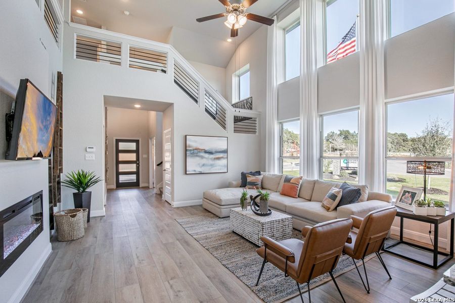 Furnished interior view inside a new home in Stillwater Ranch, San Antonio (Image 28).