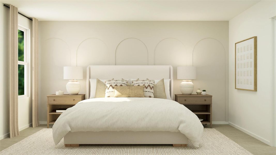 Furnished interior view inside a new home in Firefly Pointe, Hutto (Image 30).