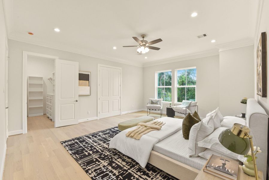 Furnished interior view inside a new home in , Houston (Image 6).