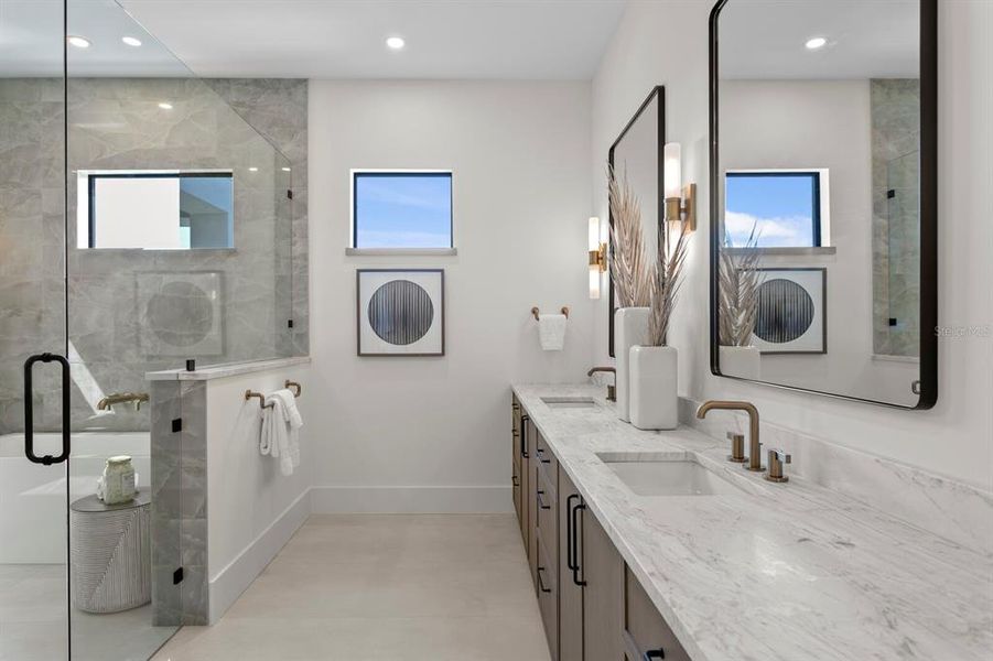 Furnished interior view inside a new home in , Tampa (Image 44). Furnished interior view inside a new home in , Tampa (Image 44).