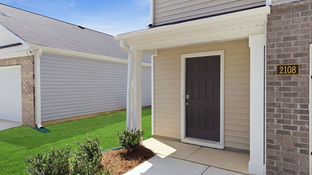 Exterior details and patio area of a home in Carter Ridge, Greenville (Image 3).