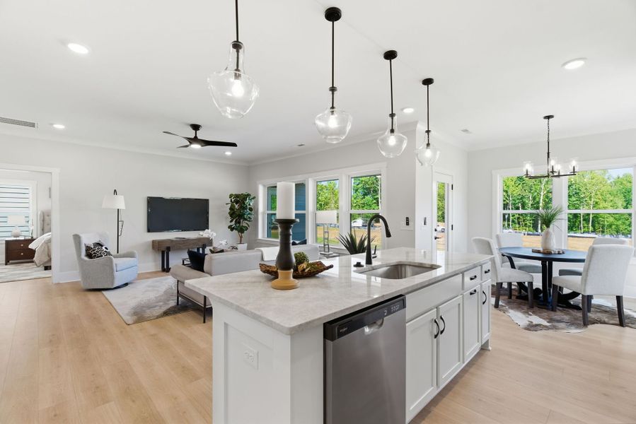 Furnished interior view inside a new home in Parc Northwest, Elon (Image 15). Furnished interior view inside a new home in Parc Northwest, Elon (Image 15).