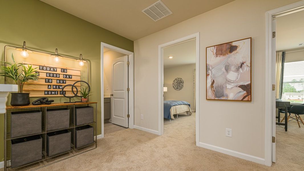 Furnished interior view inside a new home in Barrett Cove, Marietta (Image 12).