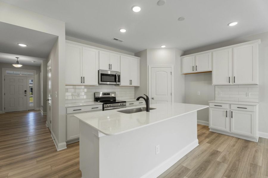 Furnished interior view inside a new home in Hopewell Garden, Winston-Salem (Image 7). Furnished interior view inside a new home in Hopewell Garden, Winston-Salem (Image 7).