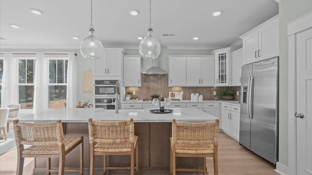 Furnished interior view inside a new home in Creeks at Midway, Anderson (Image 9).