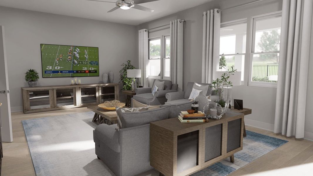 Artist Rendering - Great Room Artist Rendering - Great Room