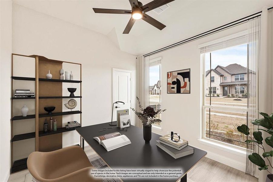 Furnished interior view inside a new home in Silo Mills, Joshua (Image 13).
