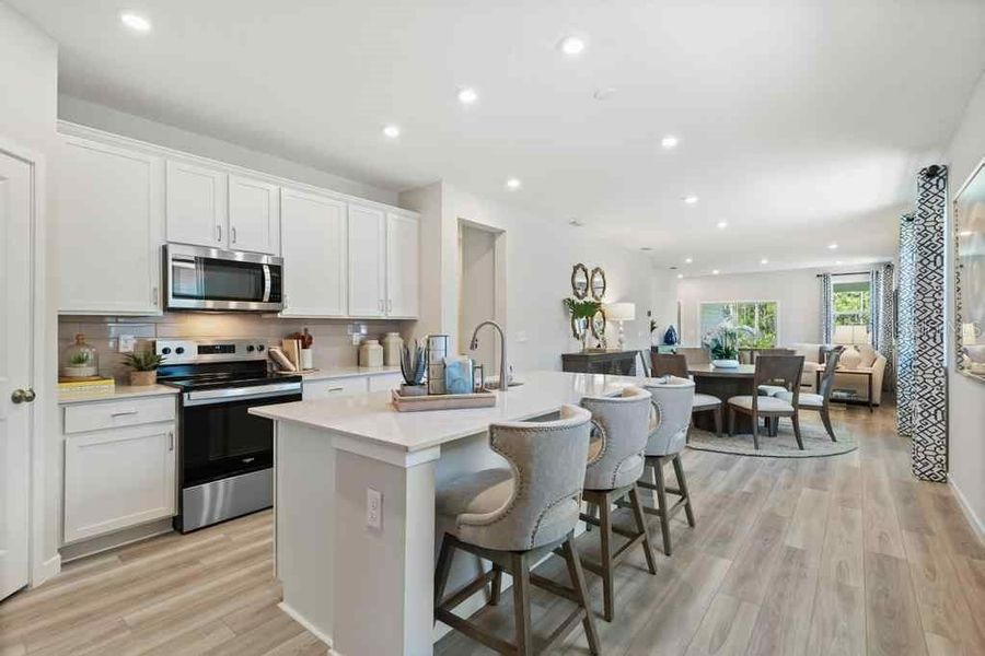 Furnished interior view inside a new home in , Palm Coast (Image 15). Furnished interior view inside a new home in , Palm Coast (Image 15).