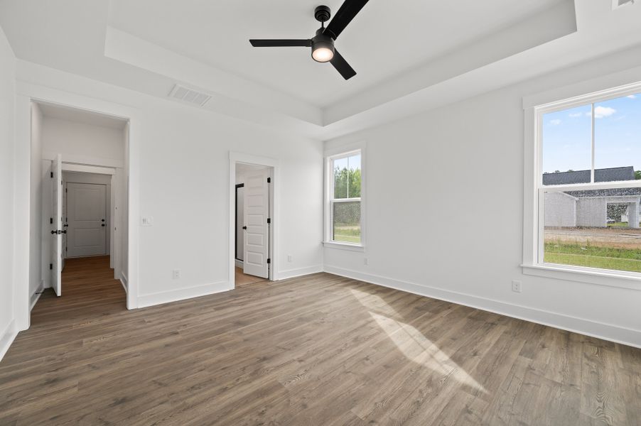 Representative unfurnished interior of a home built from the Fischer by Hunter Quinn Homes in Beaufort County Homes, Beaufort (Image 21). Representative unfurnished interior of a home built from the Fischer by Hunter Quinn Homes in Beaufort County Homes, Beaufort (Image 21).