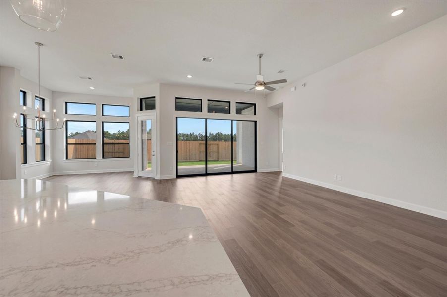 Spacious, unfurnished interior of a new home in The Highlands Encore - Harbor Collection, Porter (Image 15).
