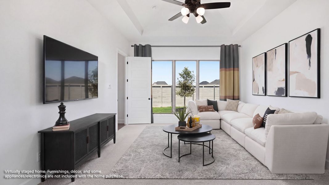 Furnished interior view inside a new home in Ramble, Celina (Image 11).