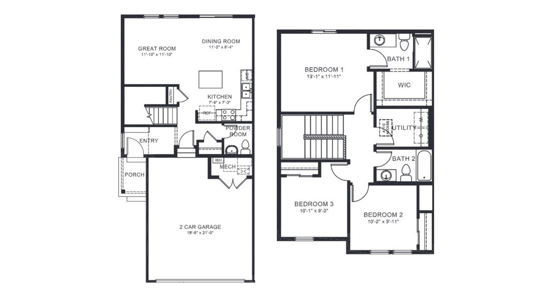 2D floor plan layout of this home in Ellston Park, Colorado Springs, CO (Image 2). 2D floor plan layout of this home in Ellston Park, Colorado Springs, CO (Image 2).