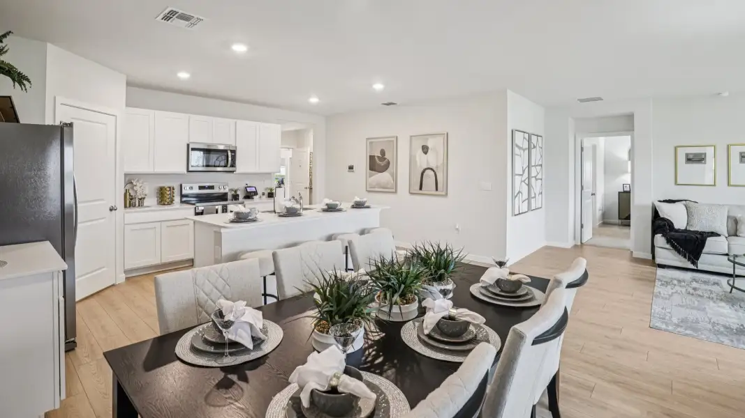 Furnished interior view inside a new home in Coral Lakes - Tradition & Express, Punta Gorda (Image 13).