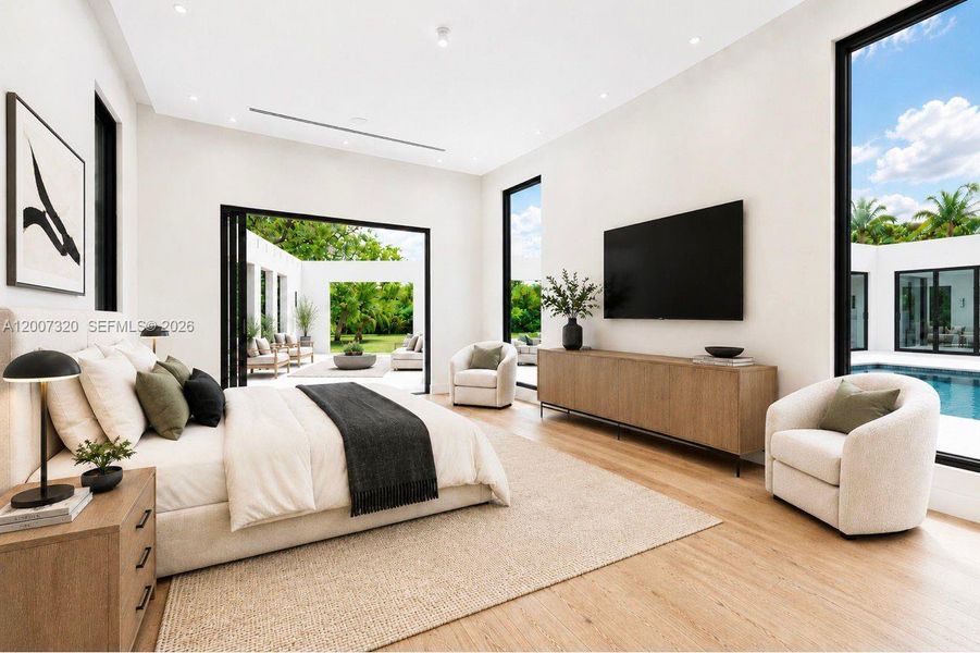 Furnished interior view inside a new home in , Pinecrest (Image 13).