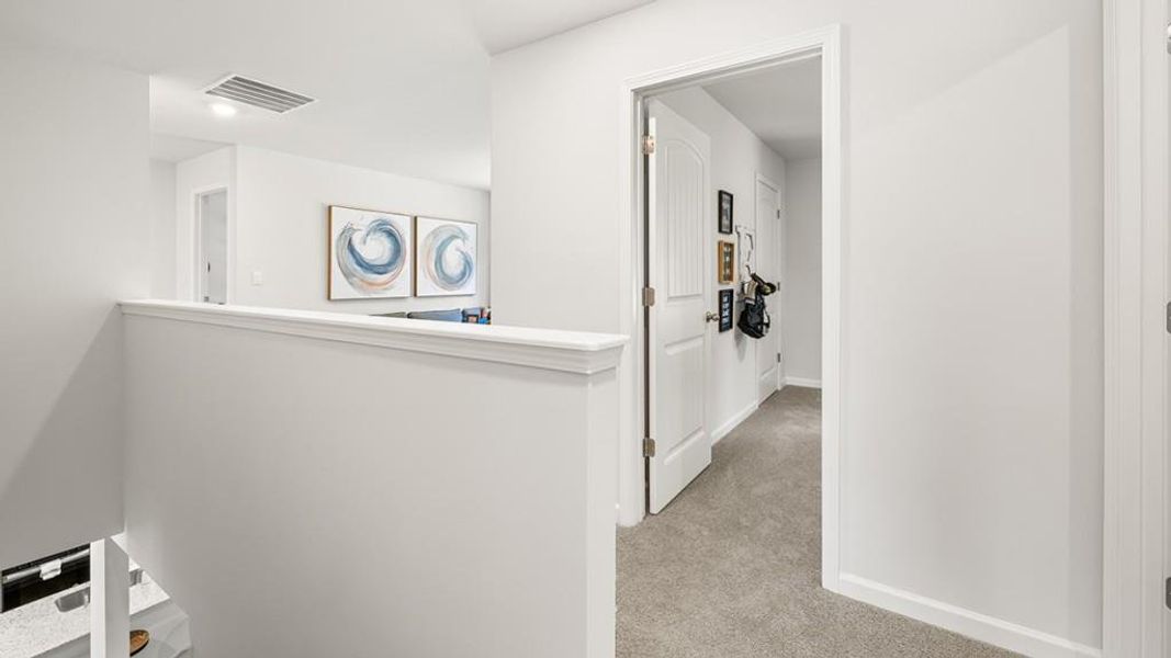 Furnished interior view inside a new home in Parkside at Carter Grove, Cartersville (Image 39). Furnished interior view inside a new home in Parkside at Carter Grove, Cartersville (Image 39).