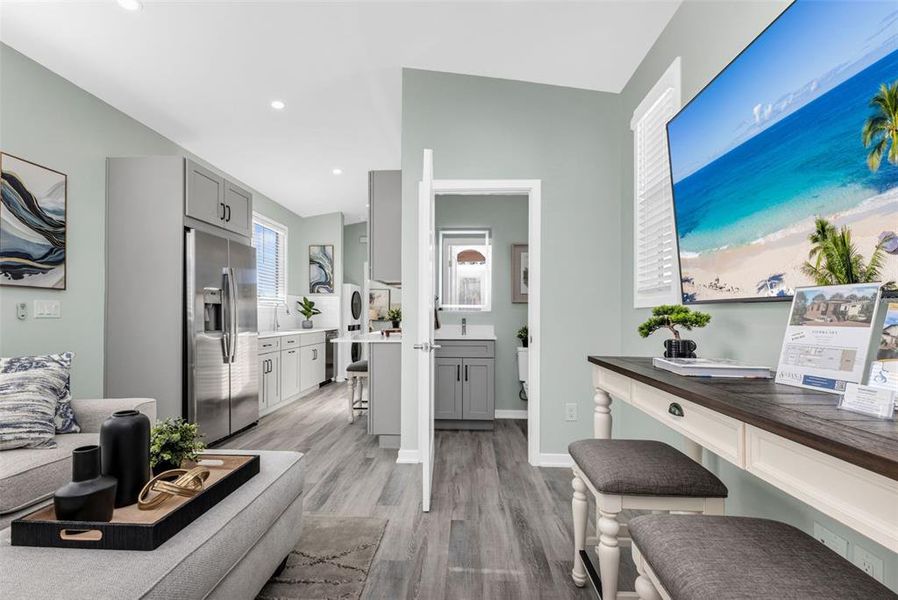 Furnished interior view inside a new home in , North Port (Image 4).