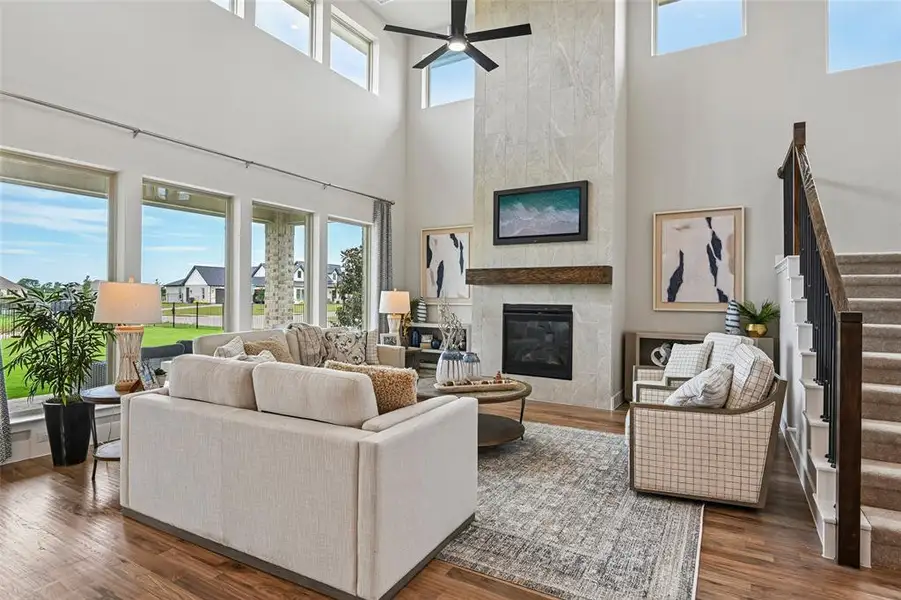 Furnished interior view inside a new home in Wildcat Ridge, Godley (Image 8).