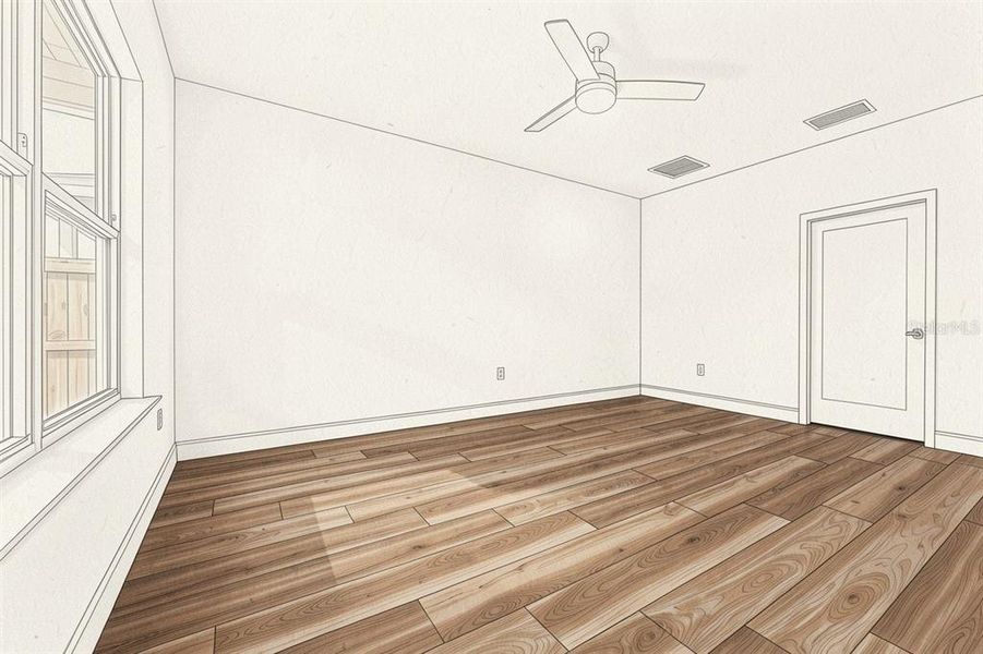 Spacious, unfurnished interior of a new home in , Newberry (Image 13).