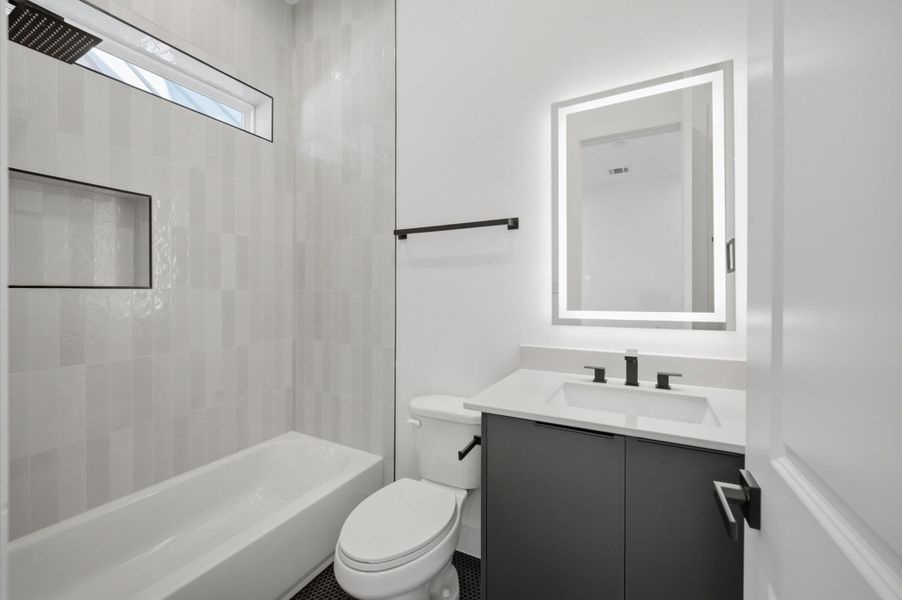 Furnished interior view inside a new home in , Houston (Image 28).