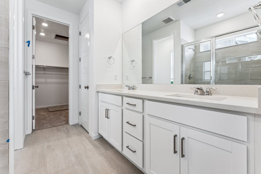 Representative furnished interior of a home built from the Bailey by Taylor Morrison in Trailstone Town Collection, Arvada (Image 6).