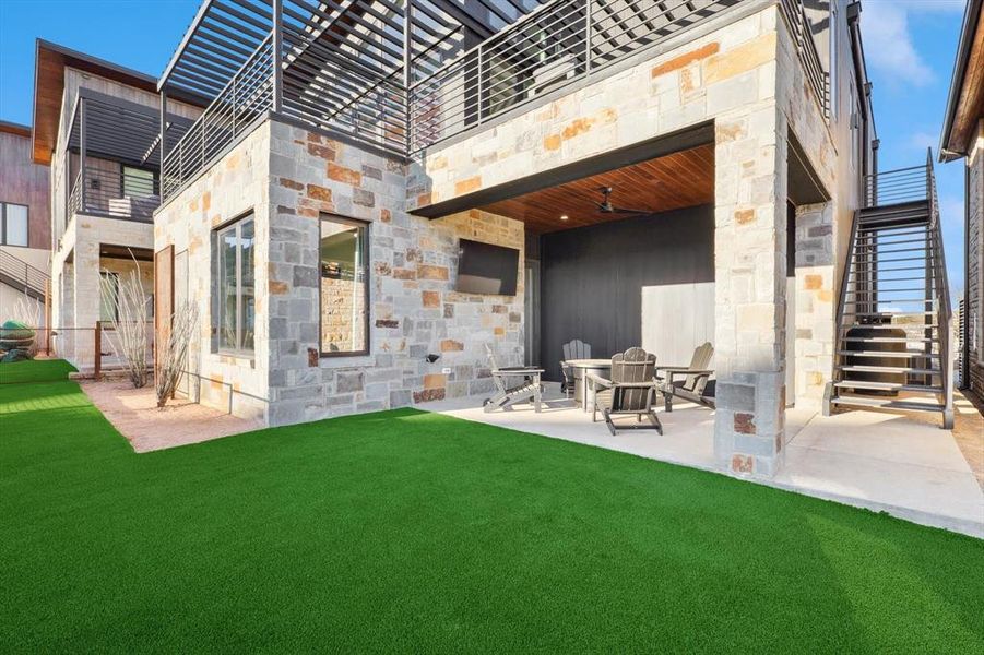 Exterior details and patio area of a home in , Graford (Image 23). Exterior details and patio area of a home in , Graford (Image 23).