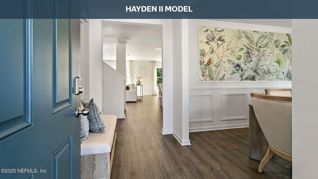 Furnished interior view inside a new home in Copes Landing, Jacksonville (Image 19).