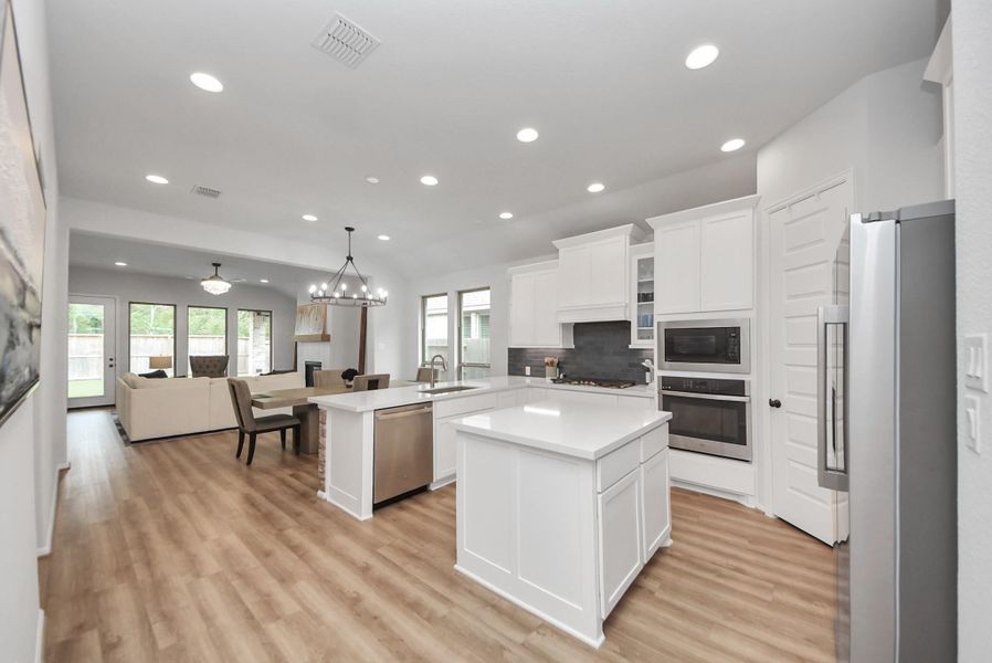 Furnished interior view inside a new home in , Humble (Image 38).