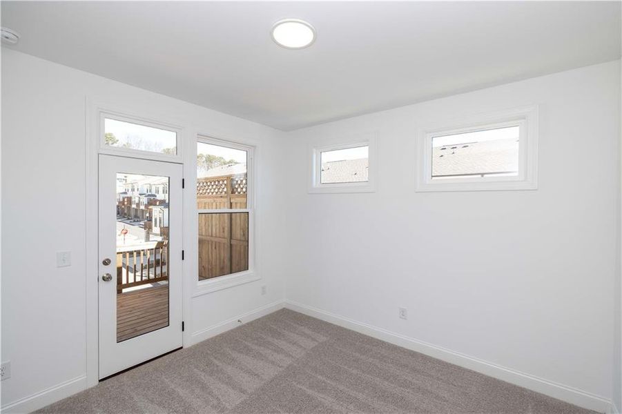 Spacious, unfurnished interior of a new home in Ecco Park, Alpharetta (Image 24).