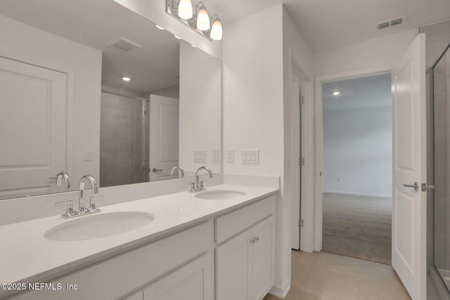 Furnished interior view inside a new home in TrailMark, St. Augustine (Image 6).