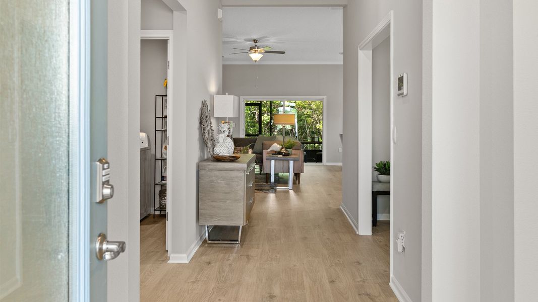 Representative furnished interior of a home built from the DALTON by D.R. Horton in American Village, Palm Coast (Image 4).