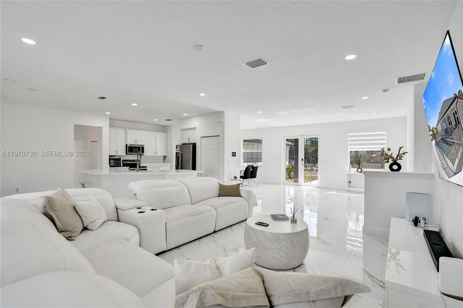 Furnished interior view inside a new home in , Loxahatchee (Image 57).
