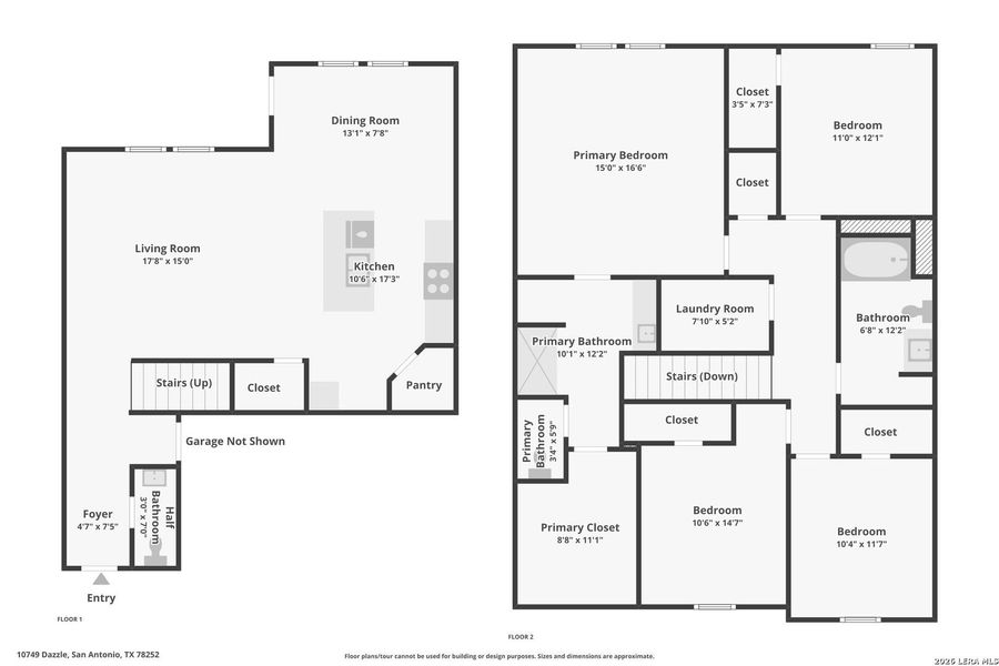 2D floor plan layout of this home in Applewood, San Antonio, TX (Image 3). 2D floor plan layout of this home in Applewood, San Antonio, TX (Image 3).