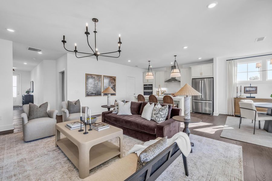 Furnished interior view inside a new home in Wildflower, Chattanooga (Image 9).