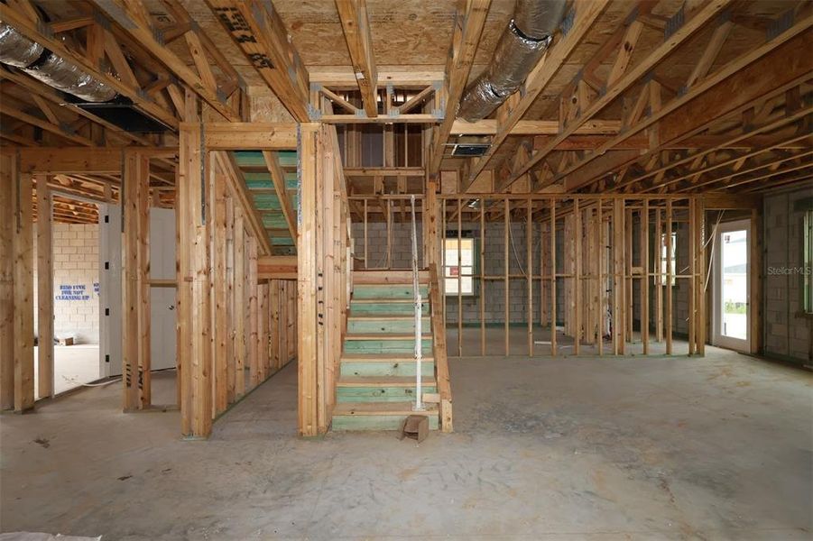 In-progress construction of a new home in Lake Star at Ovation, Winter Garden, FL (Image 10).