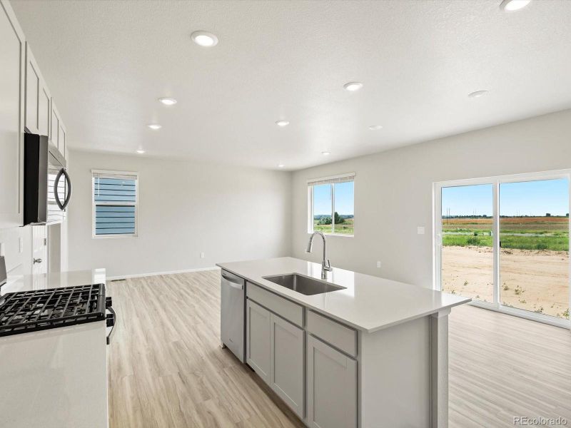 Furnished interior view inside a new home in Lake Bluff, Greeley (Image 7).