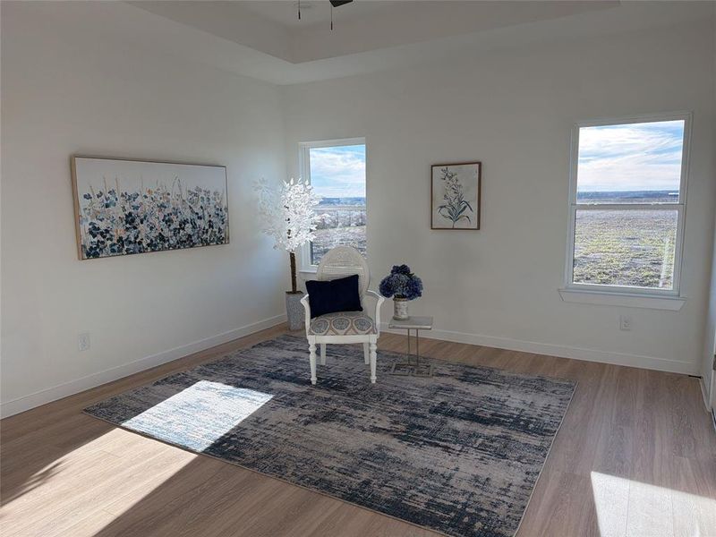 Furnished interior view inside a new home in , Waxahachie (Image 29).