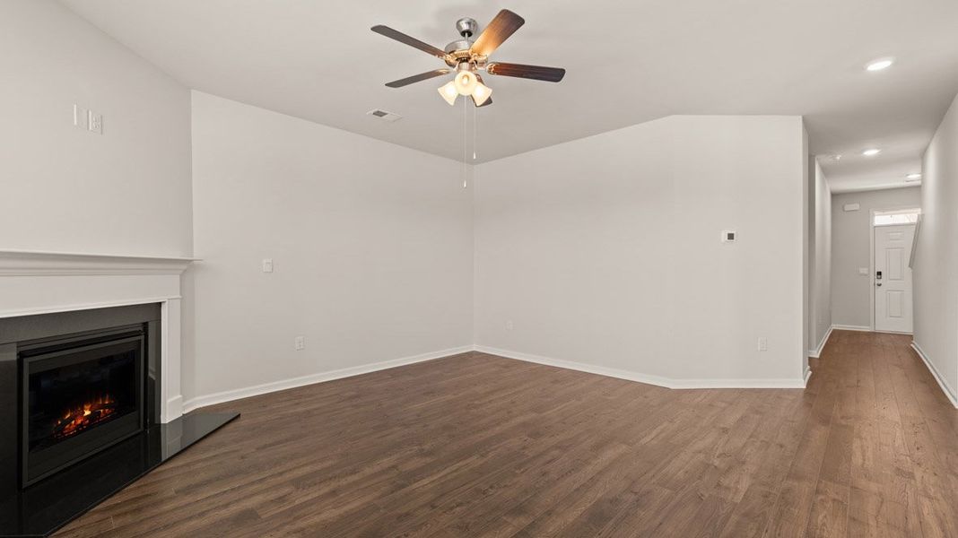 Representative unfurnished interior of a home built from the Grayson by D.R. Horton in Highland Hills, Graniteville (Image 15).