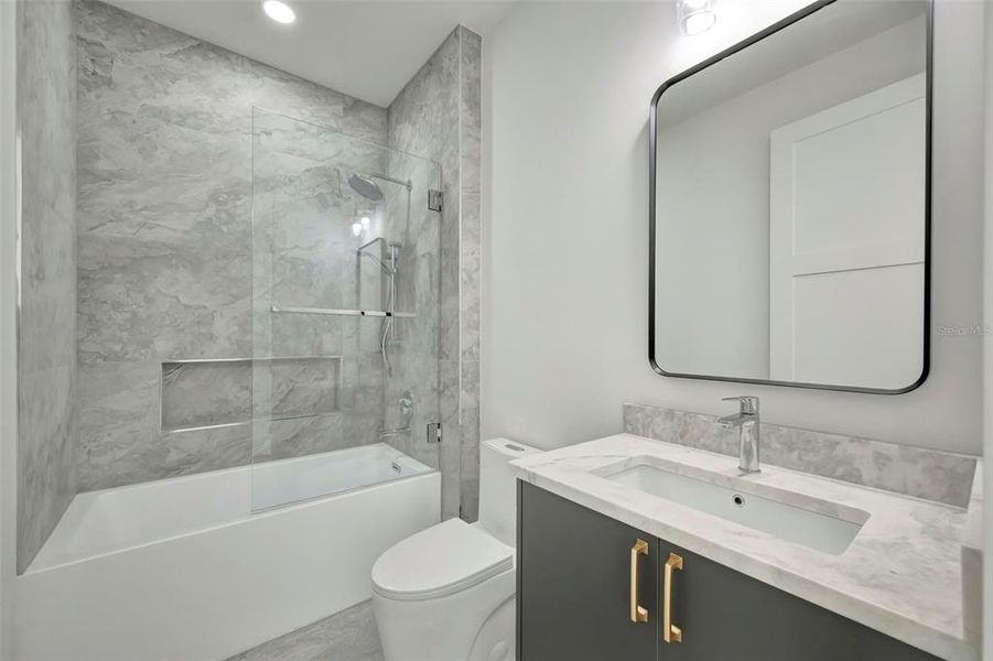 Furnished interior view inside a new home in , St. Petersburg (Image 42).