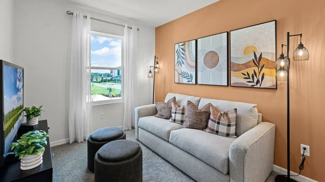 Furnished interior view inside a new home in Towns at Summit, Deland (Image 11).