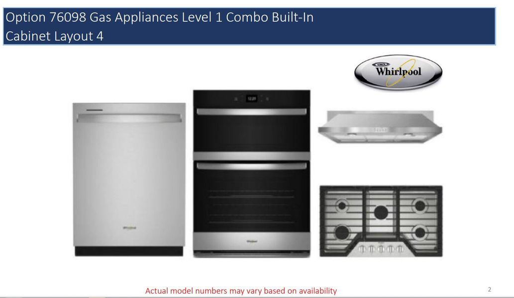 Included Appliances