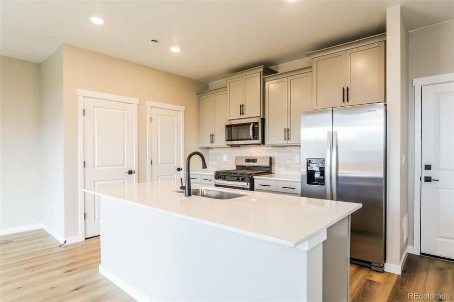 Furnished interior view inside a new home in Second Creek Farm, Commerce City (Image 5).