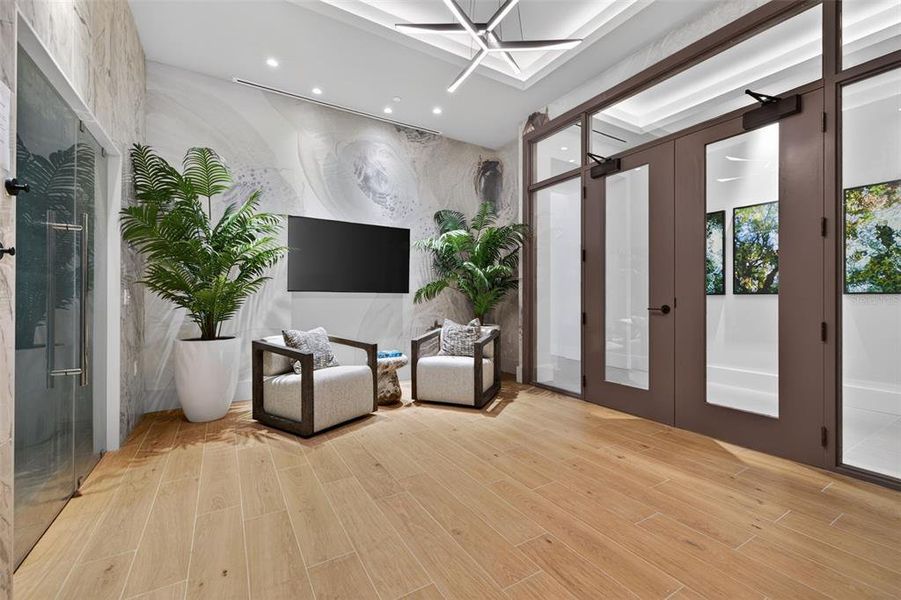 Furnished interior view inside a new home in , St. Petersburg (Image 17).