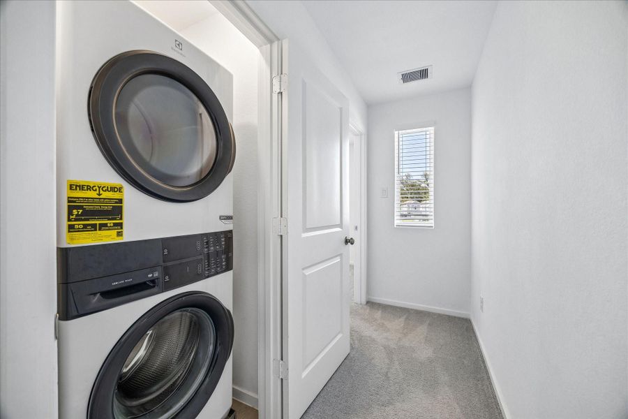 Washer and dryer included