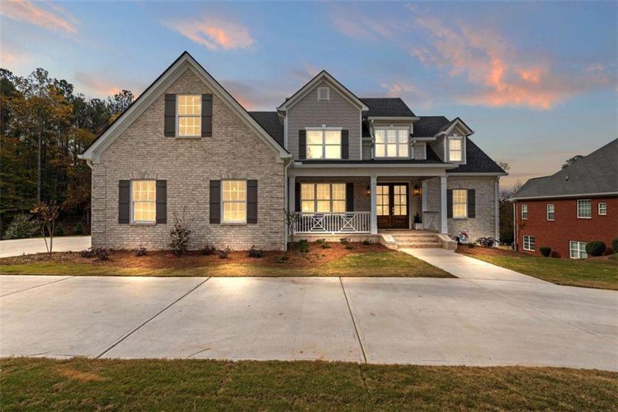 Front exterior of a new home in , Carrollton, GA, highlighting curb appeal (Image 30).