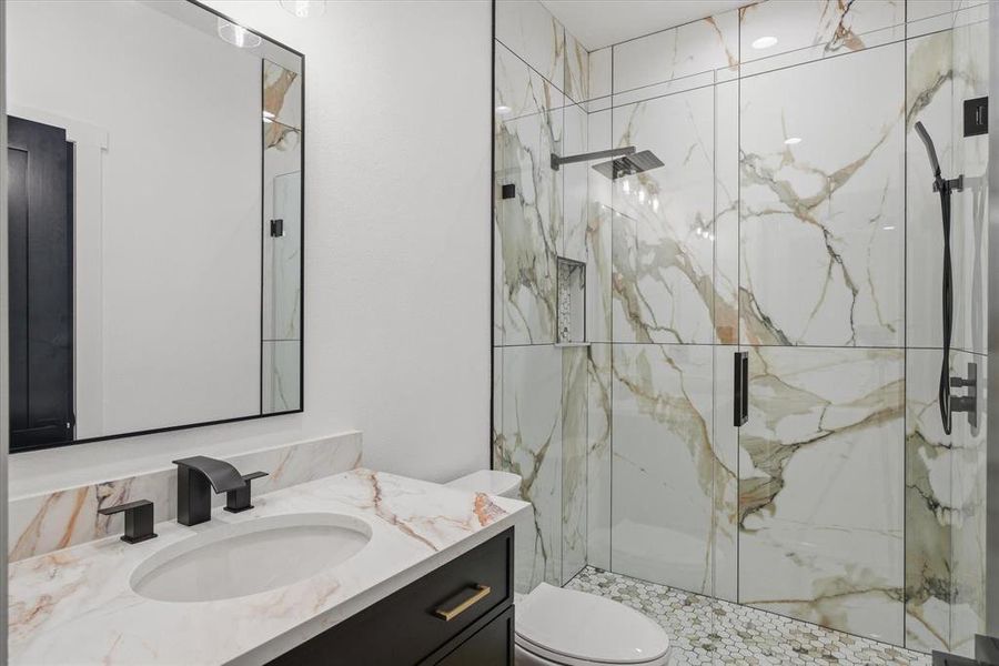 Furnished interior view inside a new home in , Eustace (Image 11).