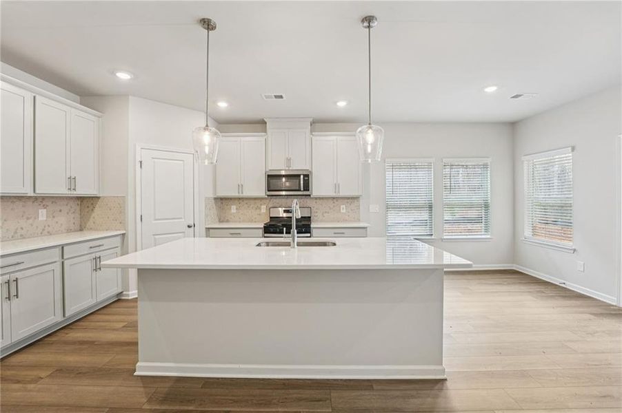 Furnished interior view inside a new home in Westmont Preserve, Powder Springs (Image 12).
