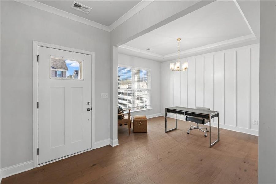 Furnished interior view inside a new home in Sierra Creek, Hoschton (Image 41).